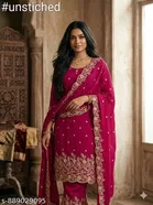 Embroidered Pakistani Suits Semi-Stitched Suits 