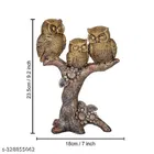 Resin Handcrafted Owl Showpiece 