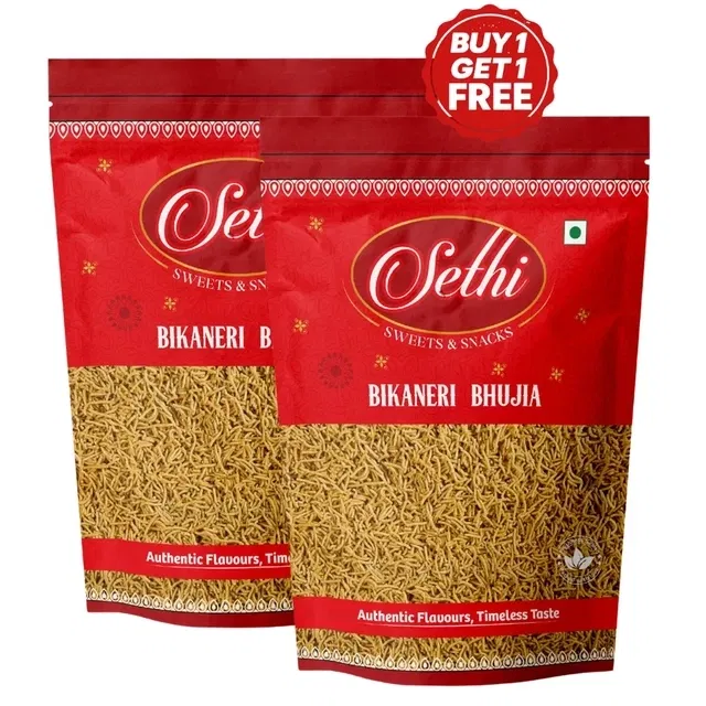 सेठी बीकानेरी भुजिआ 2X1kg (बय 1 गेट 1 फ्री)