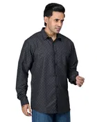 Poly Cotton Full Sleeves Printed Shirt for Men 