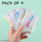 Disposable Digi Raincoat Card [Assorted, Free Size] Pack of 4