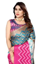 Art Silk Printed Saree for Women 