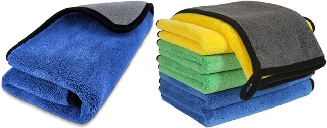 Microfiber Cleaning Cloth for Car (Multicolor, 30x40 cm) (Pack of 7)