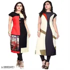 Crepe Printed Kurti for Women 