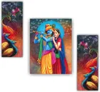 MDF 3 Pcs Designer Wall Painting for Home & Office 