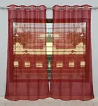 Sheer Plain Maroon Door Curtain 7ft Pack of 1