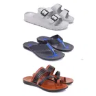 Combo of Flipflops with Slippers & Sliders for Men 