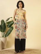 Tie Up Georgette Kurti for Women 