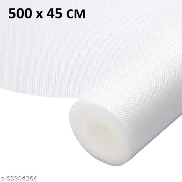 PVC Anti Slip Kitchen Mat Roll (White, 500x45 cm)