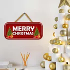 Wooden Wall Hanging for Christmas (Multicolor)