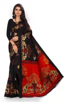 Art Silk Kalamkari Saree for Women 