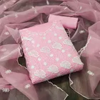 Unstitched  Embroidered Dress Material for Women & Girls 