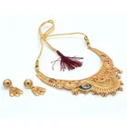 Gold Plated Necklace with Earrings Set for Women 
