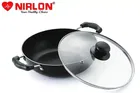 Aluminium Non-Stick Kadhai with Glass Lid 
