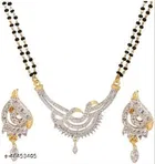 Alloy Mangalsutra with Earrings for Women 