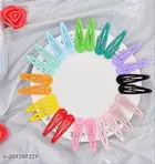 Attractive Tic Tac Hair Clip for Women & Girls, Multicolour, Pack of 20