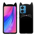 Silicone Mobile Back Cover for Vivo V2153 / Vivo T1 44W 