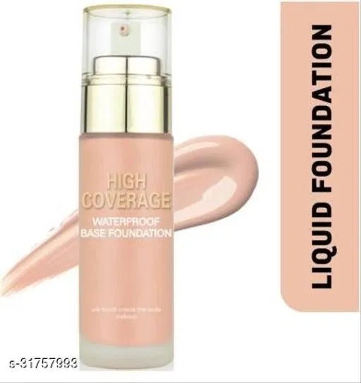 High Coverage Waterproof Base Foundation, Multicolor, Pack of 1