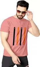 Round Neck Printed T-Shirt for Men, Set of 2 