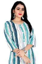 A-Line Crepe Kurti for Women 