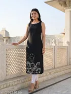 Printed Acrylic Kurti with Ethnic Motifs for Women 