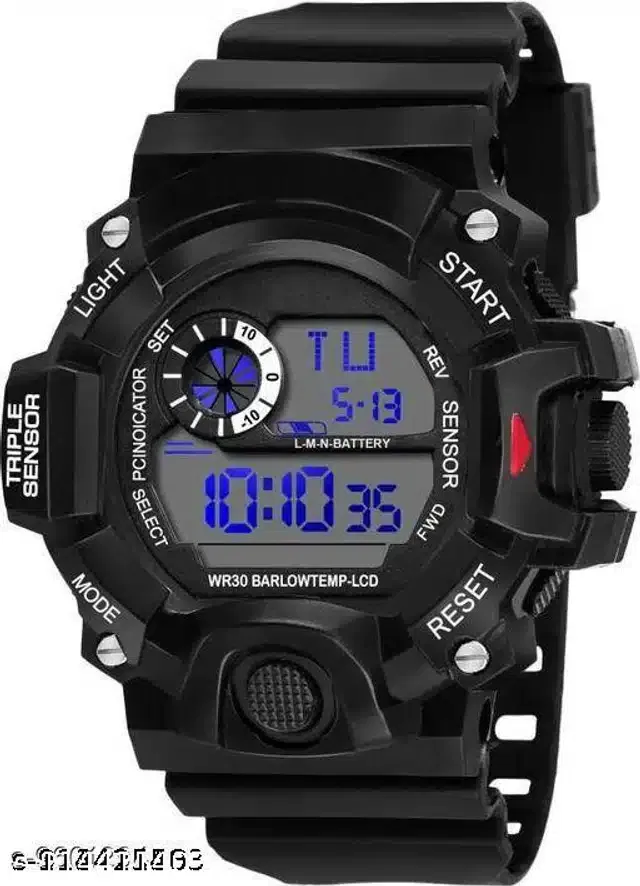 Digital Sports Watch for Men & Boys (Multicolor)