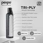 Pexpo Oslo Pro Stainless Steel Water Bottle 750ml Hot & Cold Thermos Water Bottle - Black