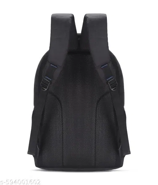 Polyester Backpack for Men & Women, Black