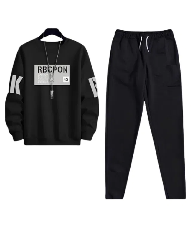 Tracksuit for men (Black, XL) RBC