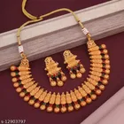 Alloy Necklace with Earrings for Women 