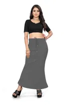 Lycra Solid Saree Petticoat for Women 