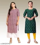 Crepe Kurtis for Women 