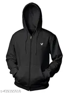 Zipper Fleece Hoodie for Men 