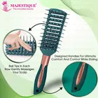 Majestique Vented Hair Brush for Blow Drying, Long Short, Thin, Thick, Dry Or Wet Hair 