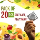 Xebok Fruits Flavoured Extra Dotted Condoms 