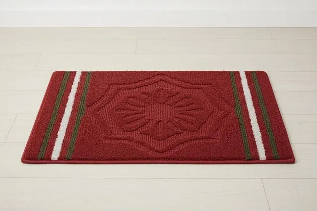 Enyra Forest Anti Slip Tufted Mat 38x58 Coffee (Pack of 1)  (AS-8)