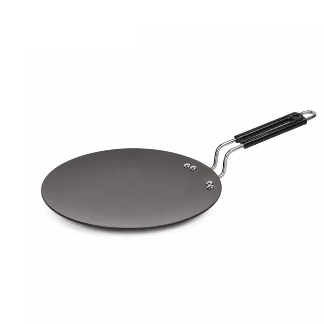TerraHome Hard Anodised Concave Roti Tawa 25cm