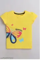 Hosiery Cotton Printed T-Shirt for Kids, Multicolor, Pack of 5 