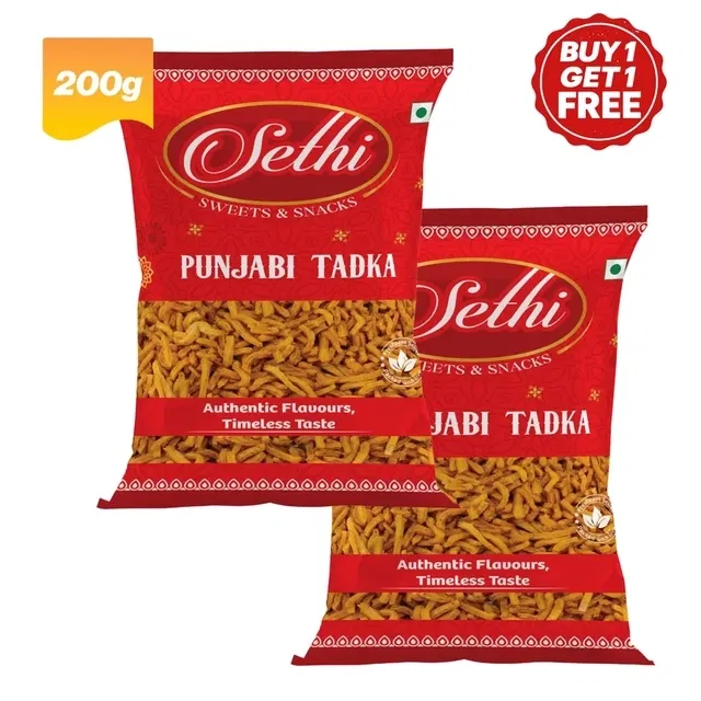 सेठी पंजाबी तड़का 2X200 g (बय 1 गेट 1 फ्री)