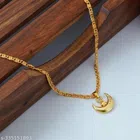 Brass Pendant with Chain for Men & Women (Multicolor)