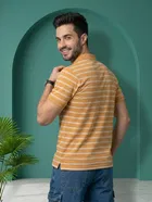 Striped Polo T-shirt for Men 