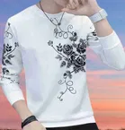 Full Sleeves Round Neck Printed T-Shirt for Men 