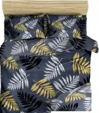 Glace Cotton Printed Double Bedsheet with Two Pillow Covers 