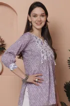 Cotton Printed Top for Women 