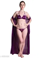 Satin Nightdress Set for Women 