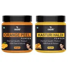 Natural Orange Peel & Kasturi Haldi Powder for Skin & Hair 