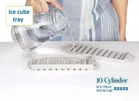 Cylinder Plastic Ice Cube Tray 