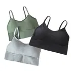 Cotton Blend Padded Camisole Bra for Women 