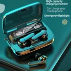 TecSox Max19 Wireless Earbuds with Power Bank Case
