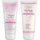 Vigini Whitening & Lightening Intimate Hygiene Gel Wash with Body Massage Cream for Women (100 g, Set of 2)